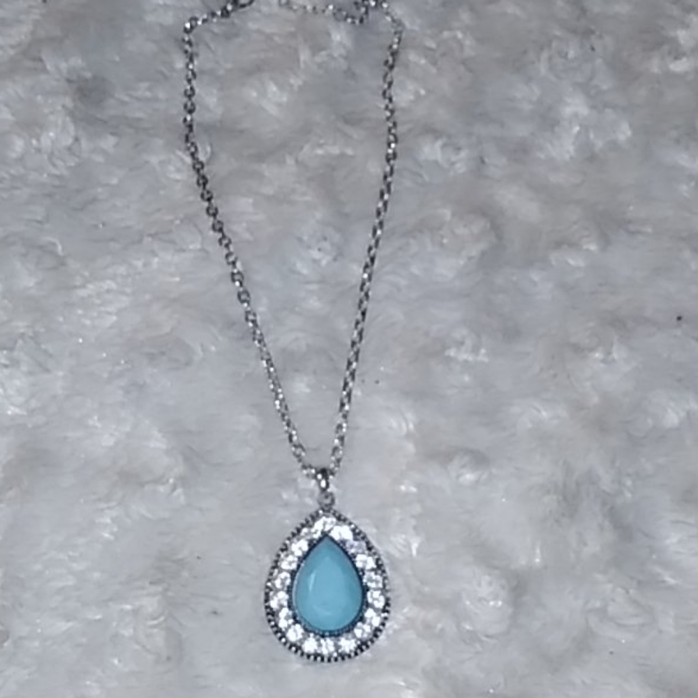 Necklace with Turquoise Pendant
